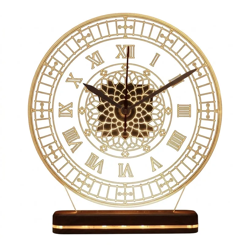 Timelessness Acrylic Table Lamp - Transparent media 5