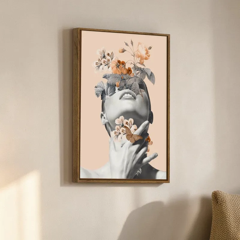 Blossom Beauty Canvas Wall Art With Frame media 3