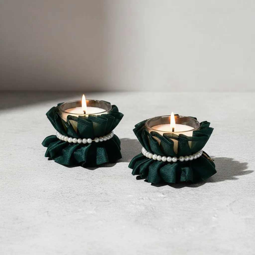 Holy Basil - Set of 2 Scented Votive Candles media 1