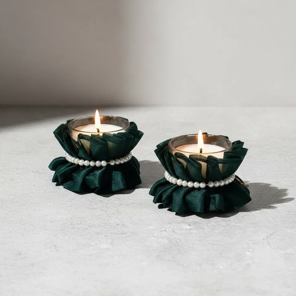 Holy Basil - Set of 2 Scented Votive Candles media 1