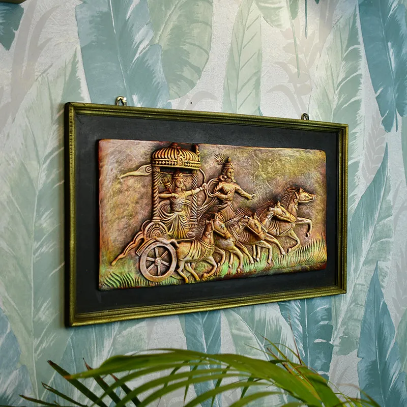 Mahabharatha Legend Terracotta Wall Accent media 5