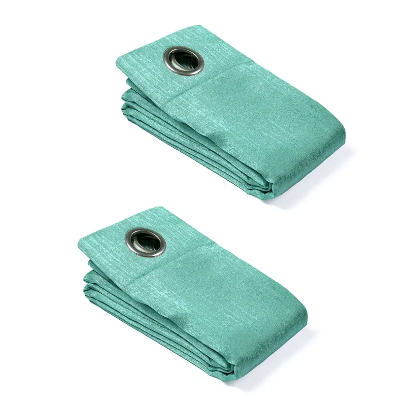Saral Home Auriel Blackout Curtain (Teal) - Set Of Two media 6