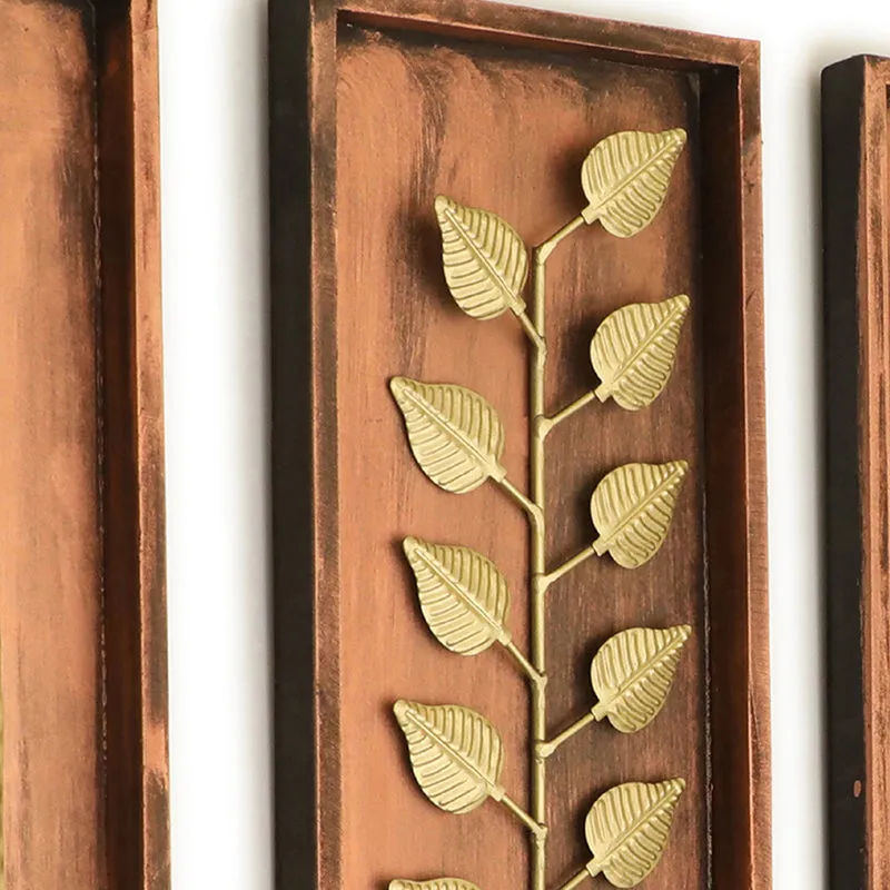 Aurum Botanica Metal Wall Accent - Set Of Four media 4