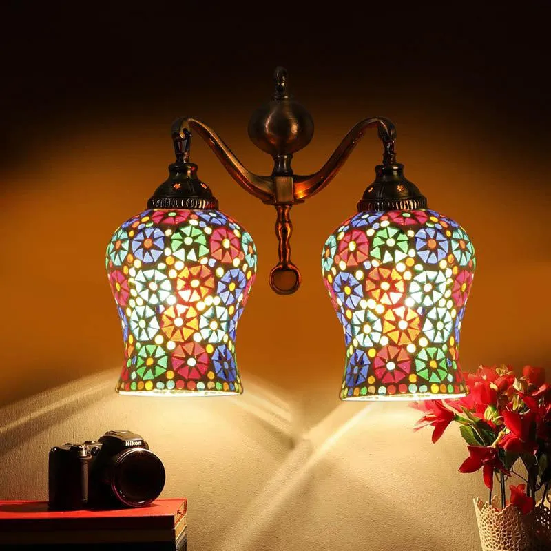 Celestial Metal Mosaic Wall Lamp media 4