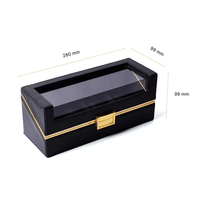 Ceastra Faux Leather Storage Box - Black media 9