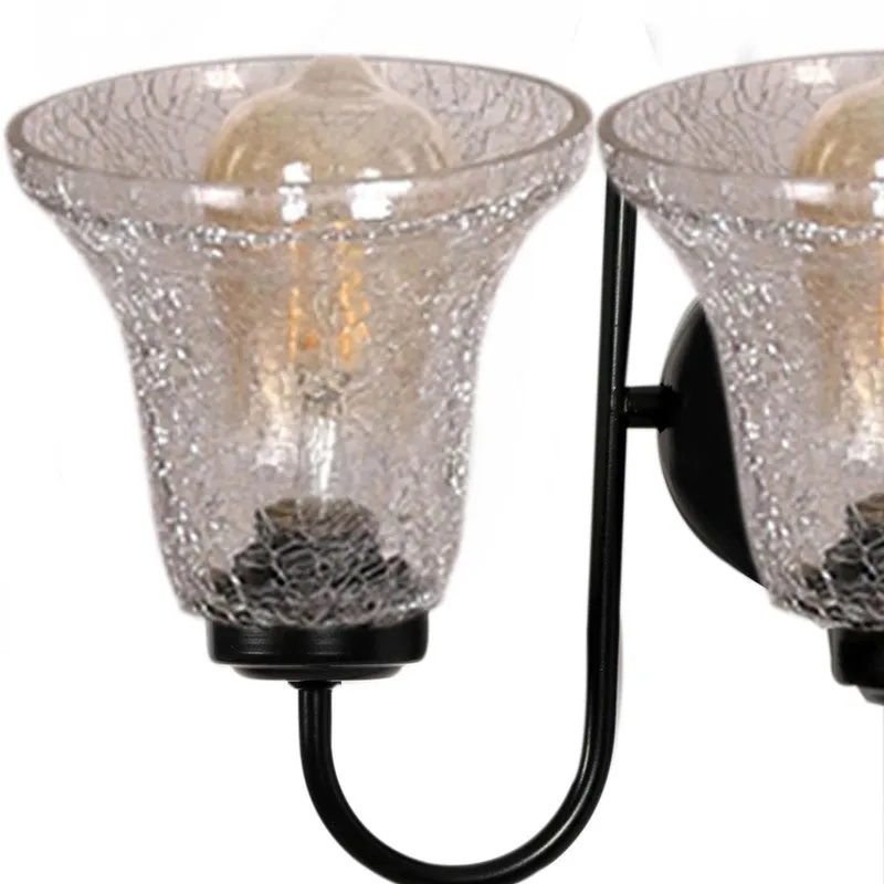 Warm Glow Dual Shade Glass Wall Lamp media 9