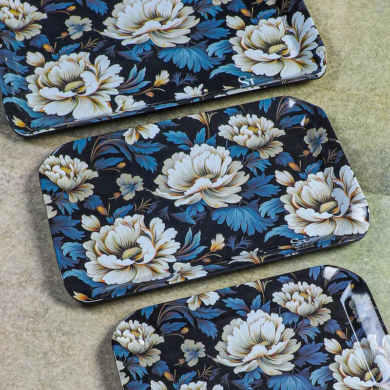 Cliodna Melamine Serving Tray - Set Of Three media 3