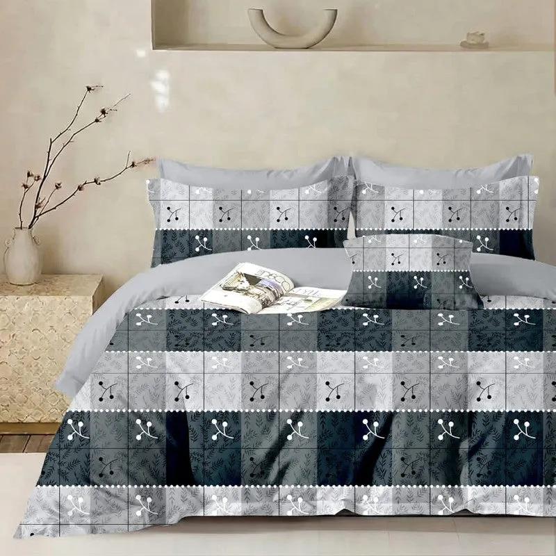 Bloom Lines Cotton Bedsheet - 300 TC media 5