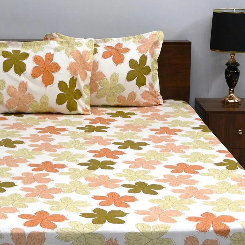 Dalaja Floral Microfiber Bedsheet - 120 GSM media 1