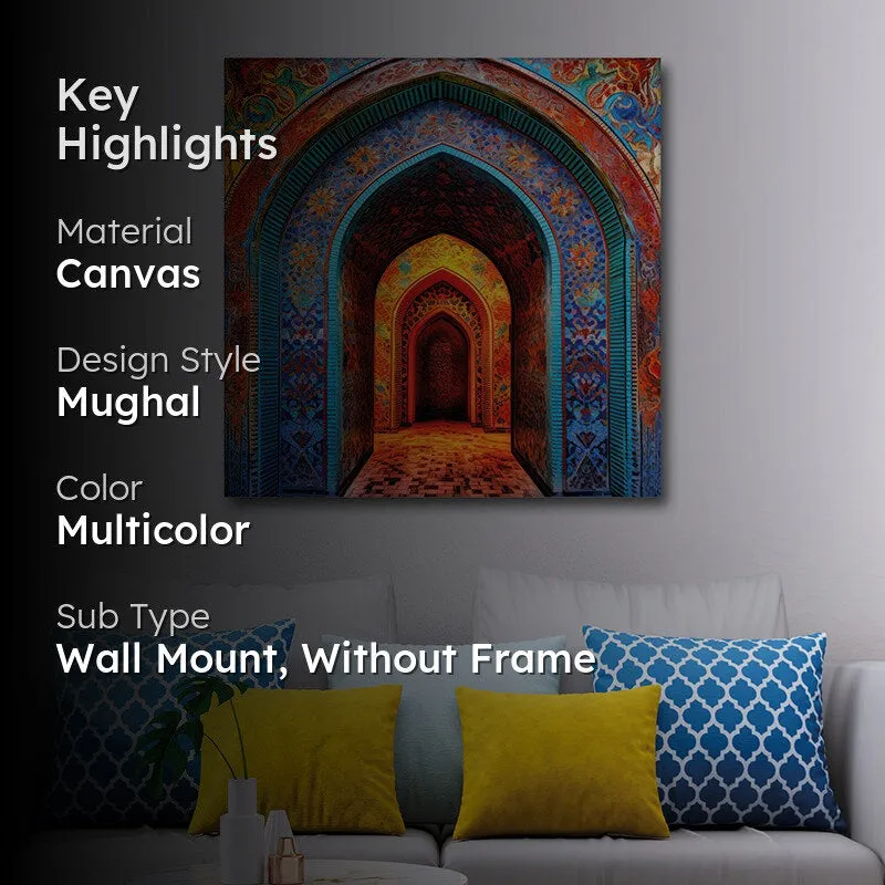 Infinity Of Arcs Canvas Wall Painting media 2