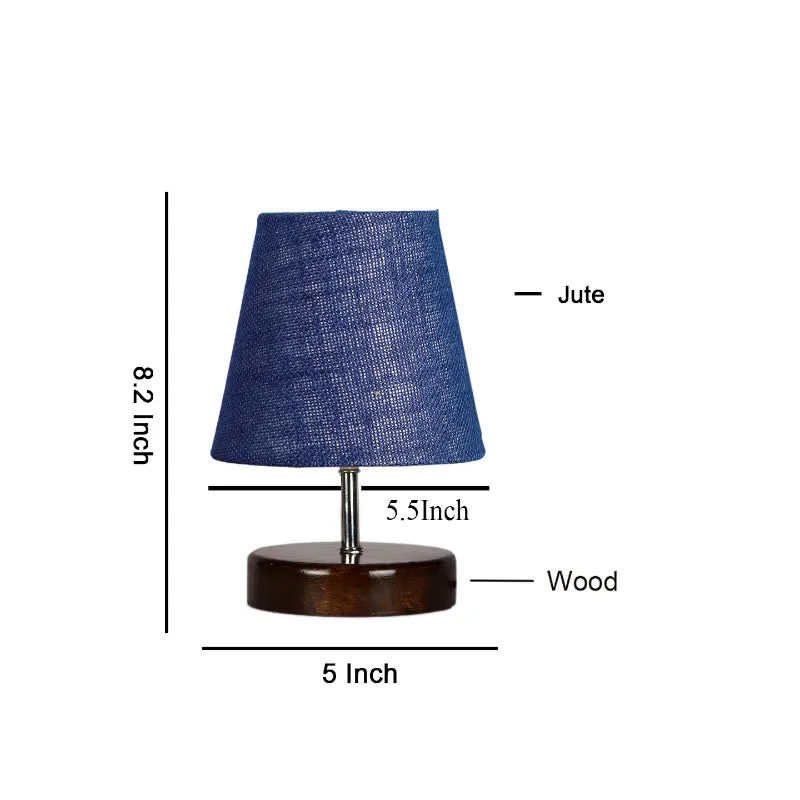 Mita Jute Table Lamp - Blue,Black media 5