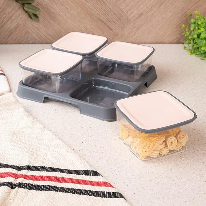 Stuart Ivory Storage Jar (600 ML) - Set Of Five media 1