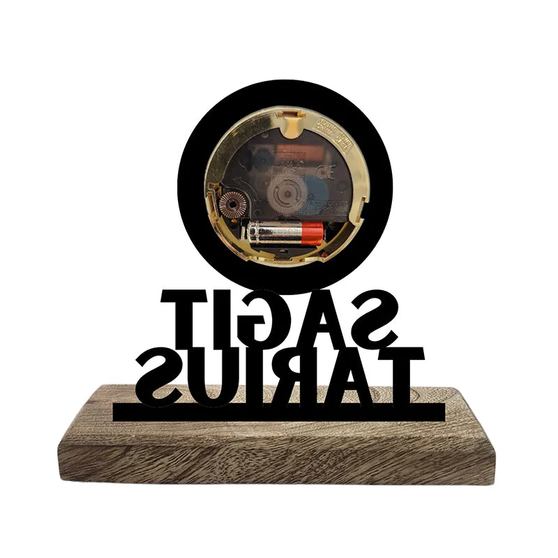 Sagittarius Zodiac Analog Table Clock media 3