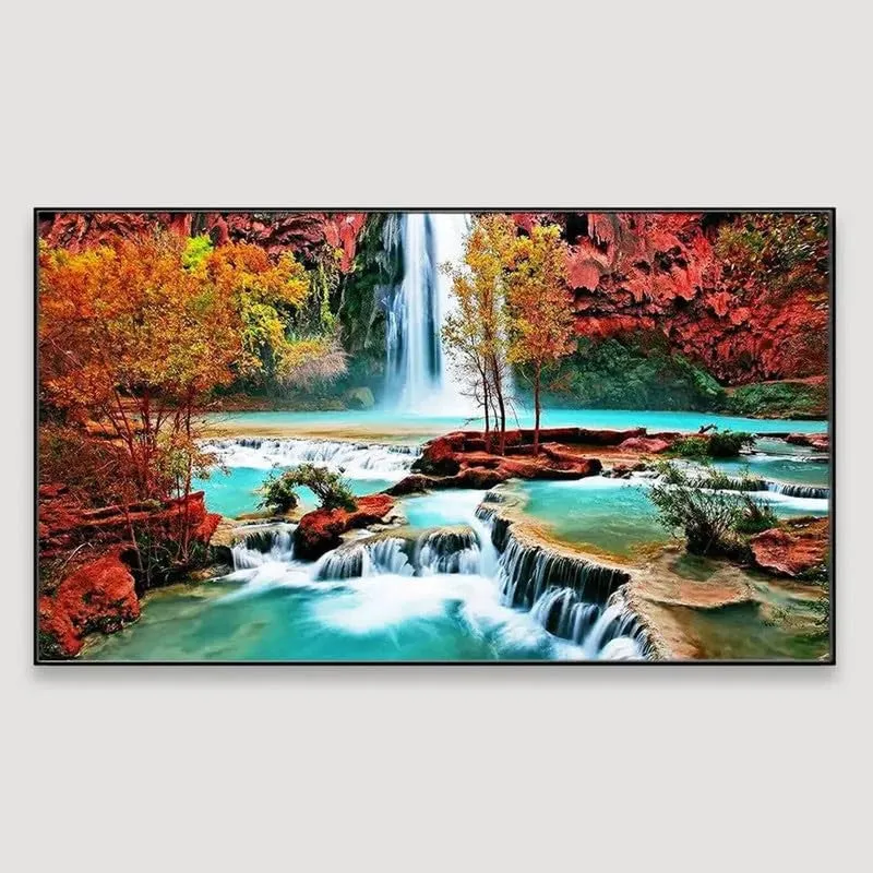 Tranquil Forest Canvas Wall Painting With Frame media 5