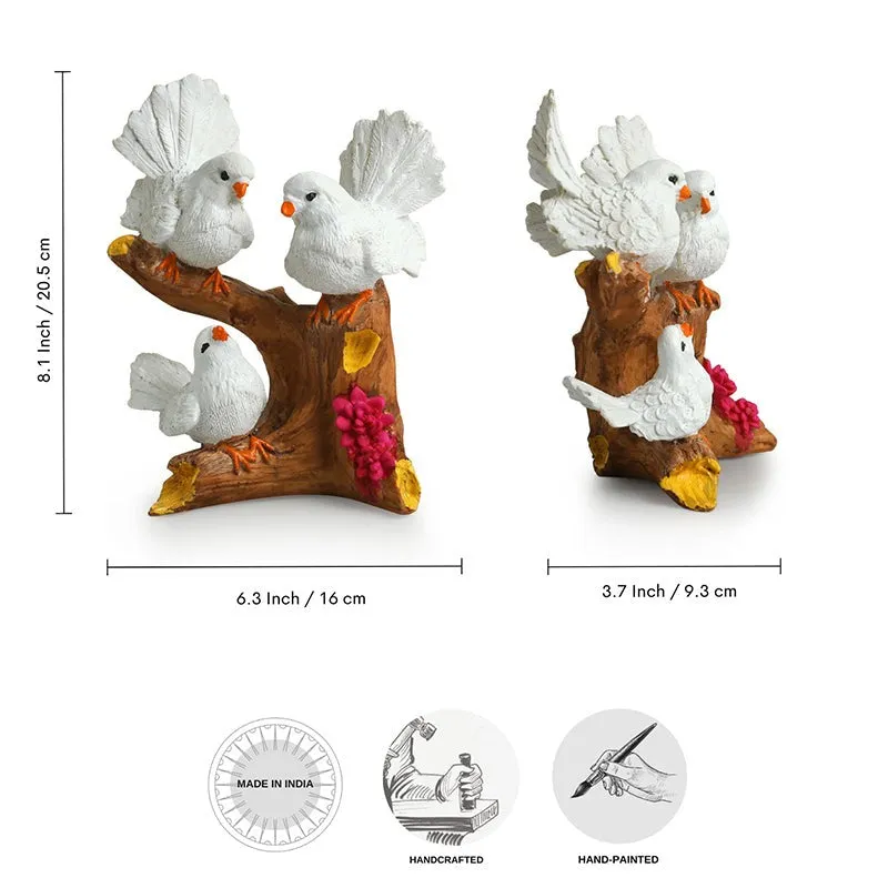 Turtle Dove Fam Resin Showpiece media 6