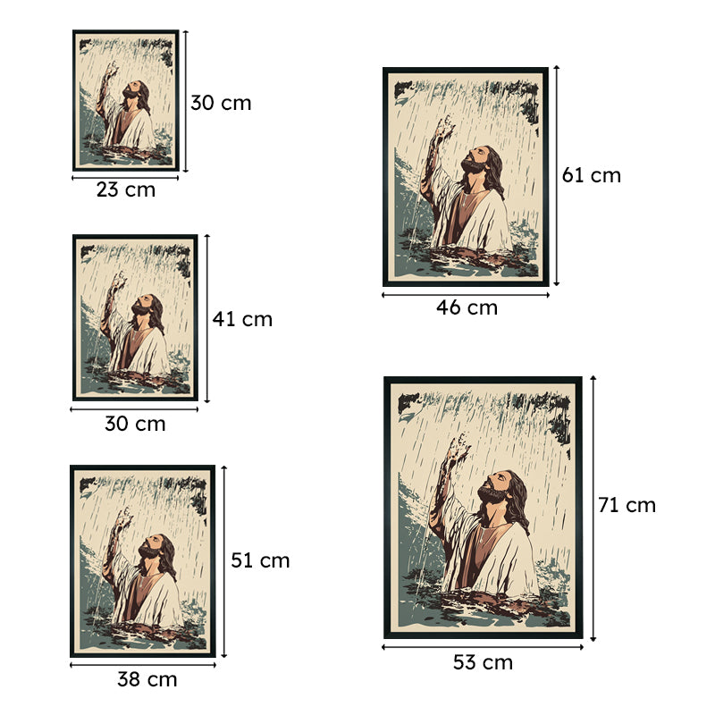 Miracle Of Christ Wall Art With Resin Frame media 9
