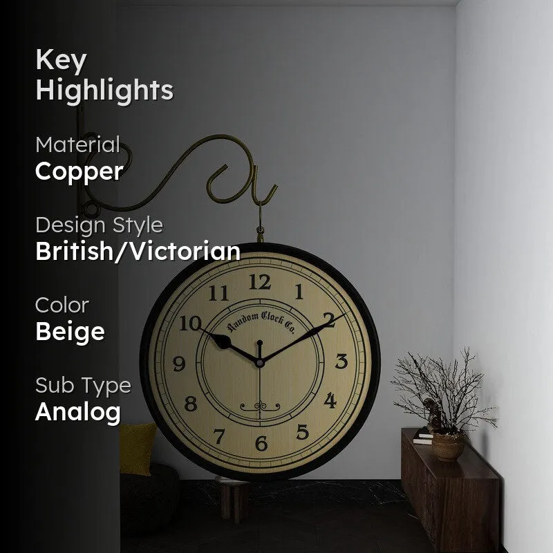 Thornbury Double Sided Wall Clock media 2