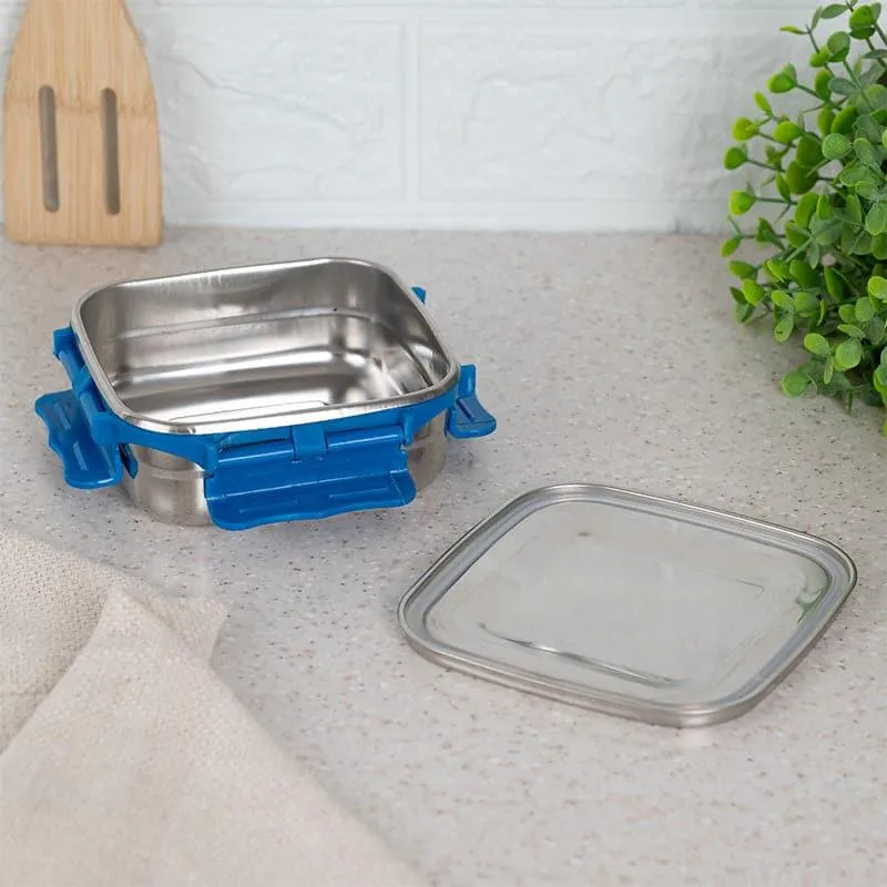 Hotserve Stainless Steel Lunch Box (Dark Blue) - 400 mL media 6