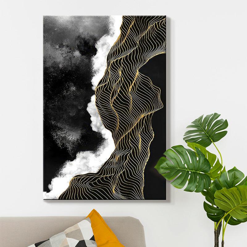Ocean of Nyx Abstract Wall Painting