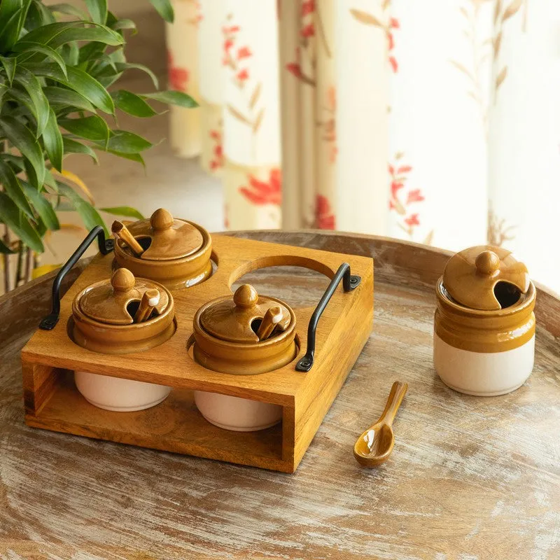 Flavorora Ceramic Jar Set - Nine Piece Set media 1