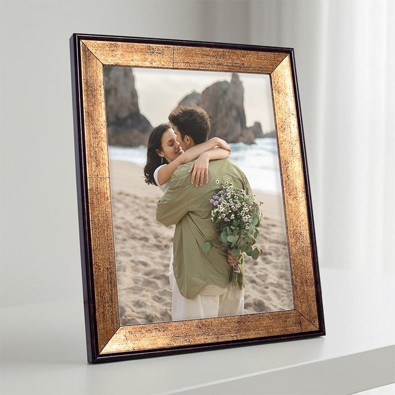 Elegant Vintage Style PVC Photo Frame - Gold media 5