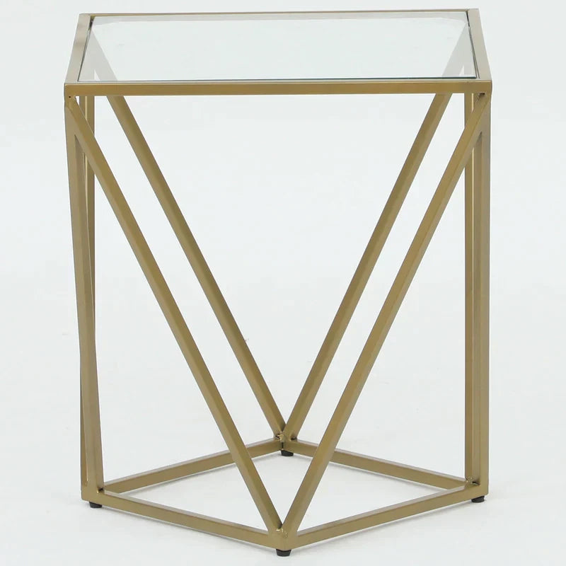 Glinda Accent Table with Marble Top media 3