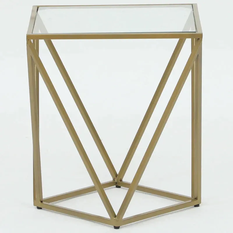 Glinda Accent Table with Marble Top media 3