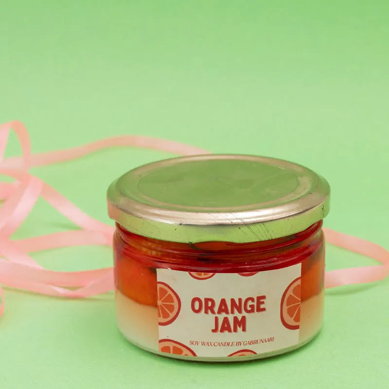 Orange Marmalade Scented Candle - Orange media 4
