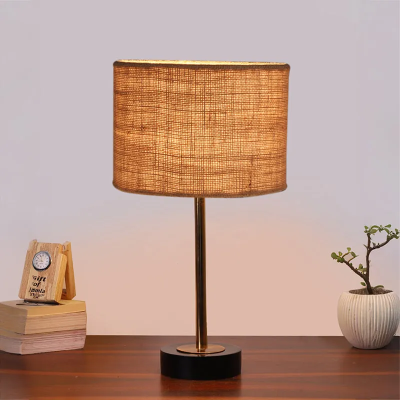 Sienna I Rodin Wooden Table Lamp - Beige,Gold,Black media 2