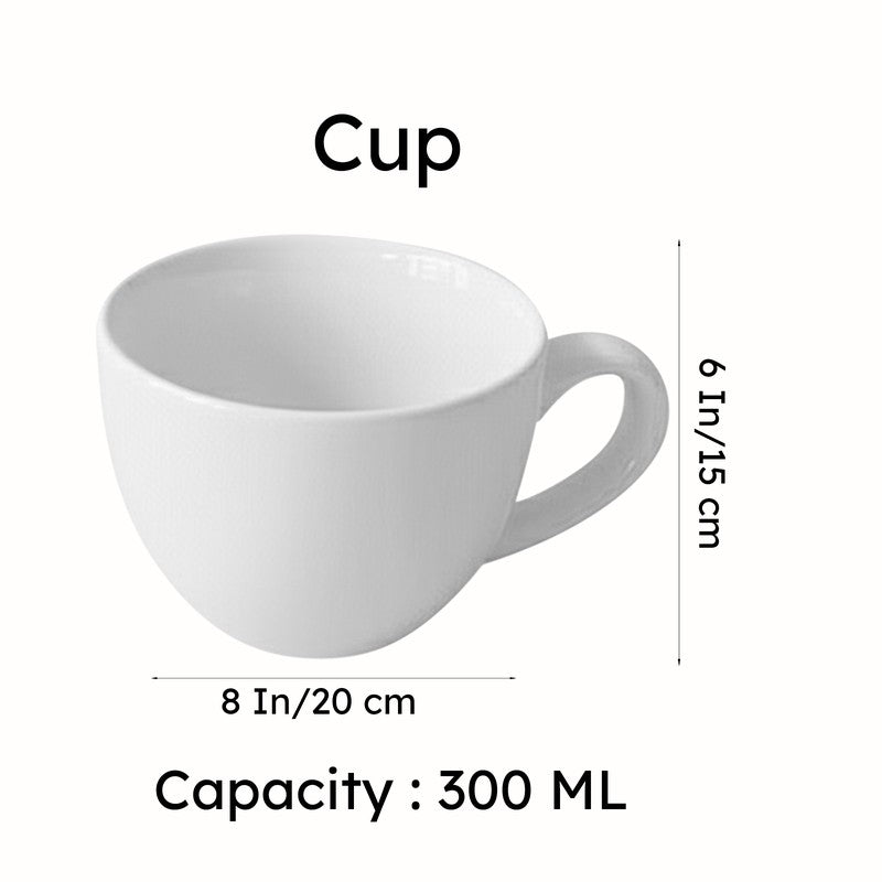 Cedar Ceramic Cup & Saucer (300 mL) - Red media 8