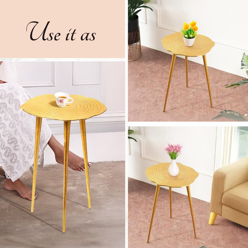 Amalyn Accent Table - Gold media 3