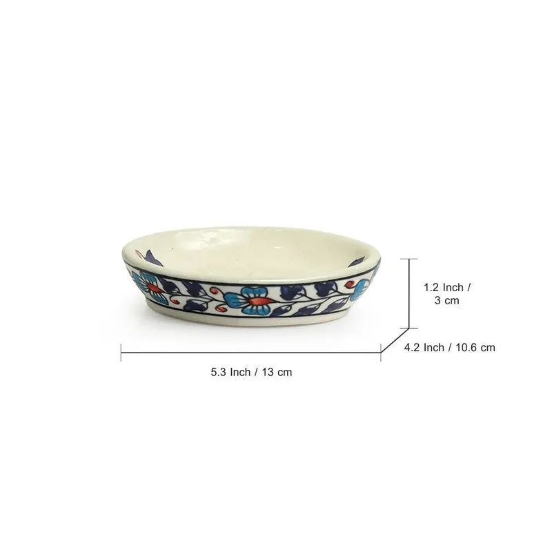 Agna Florae Handpainted Bathroom Set - Three Piece Set media 6