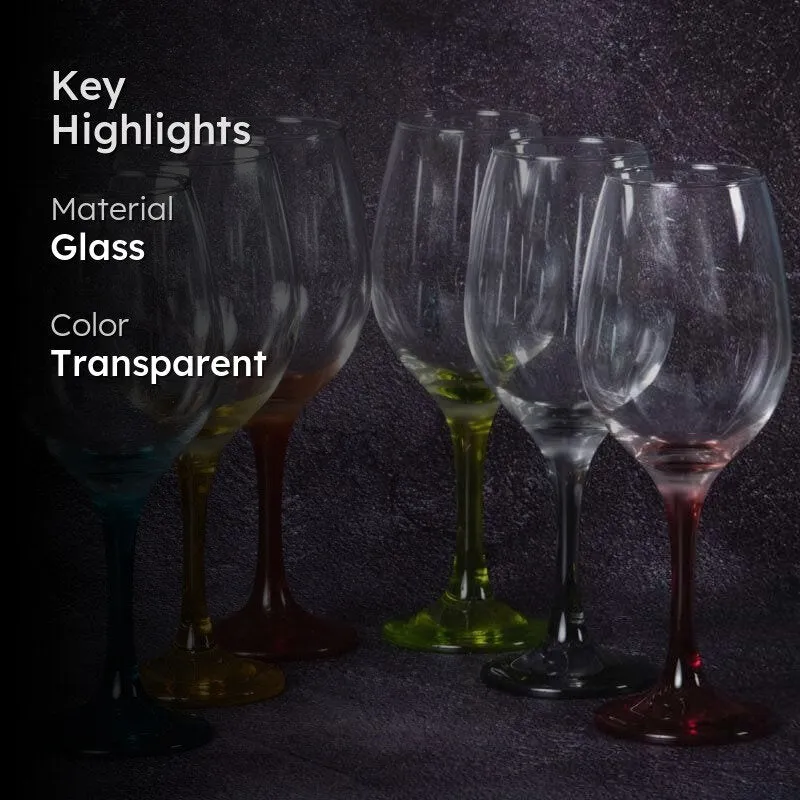 Discolights Glass Tumbler (385 ML) - Set Of Six media 2