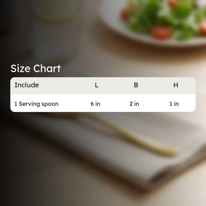Caviar Stainless Steel Long Serving Spoon media 11