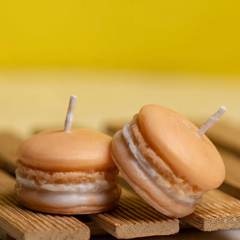 Macaron Coffee Scented Candle - Set Of Two media 4