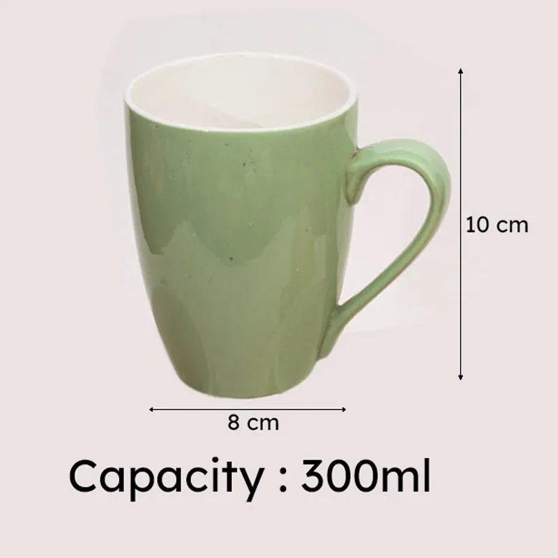Siyara Porcelain Coffee Mug (300 mL Each) - Set of Four media 5