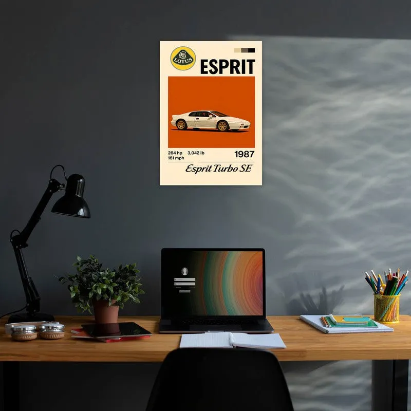 Lotus Esprit Turbo Wall Poster media 6