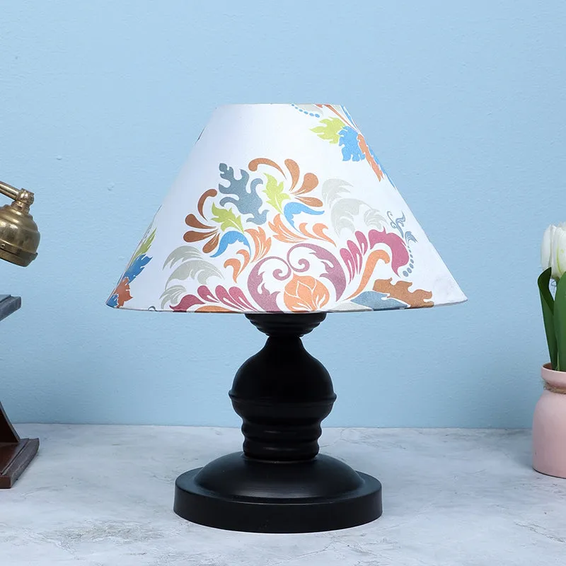Nordlys Prima Printed Mango Wood Table Lamp - Multicolor media 2