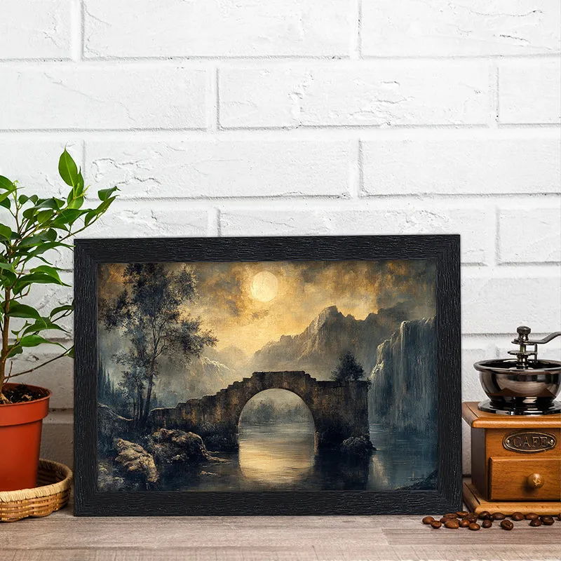 Lonely Bridge Wall Painting media 3