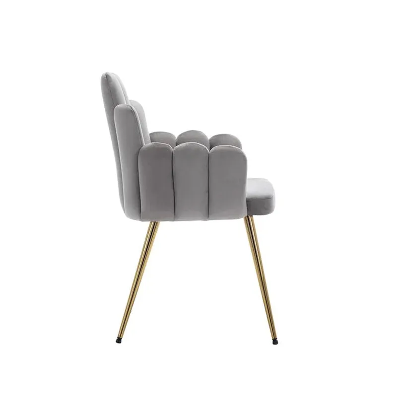 Alverra Metal Accent Chair - Grey media 4