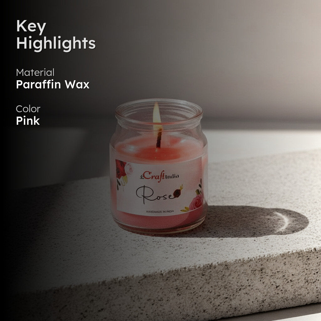 Nithya Rose Scented Jar Candle media 2