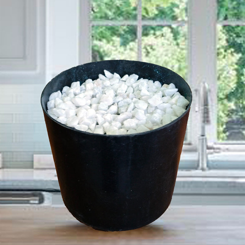 Botanika Artificial Monstera With Black Plastic Pot & pebbles - 2 Feet media 5