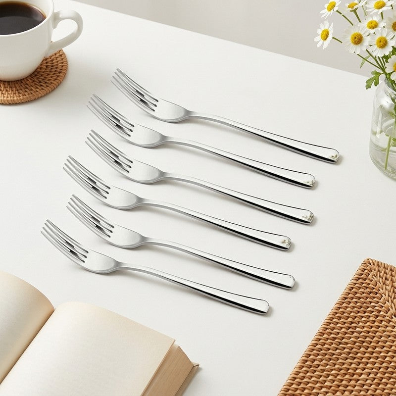 Lucia Stainless Steel Baby Frok Set - Set of Six
