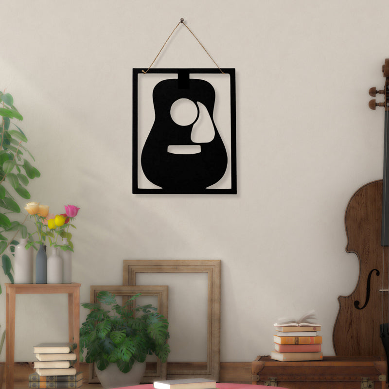 Lines Of Guitar II Iron Wall Accent