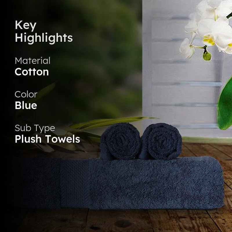 Miorah Towel Combo (Blue) - Three Piece Set media 2