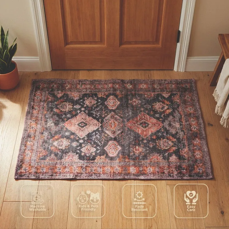 Block Geometry Cotton Hand Woven Cotton Rug media 9