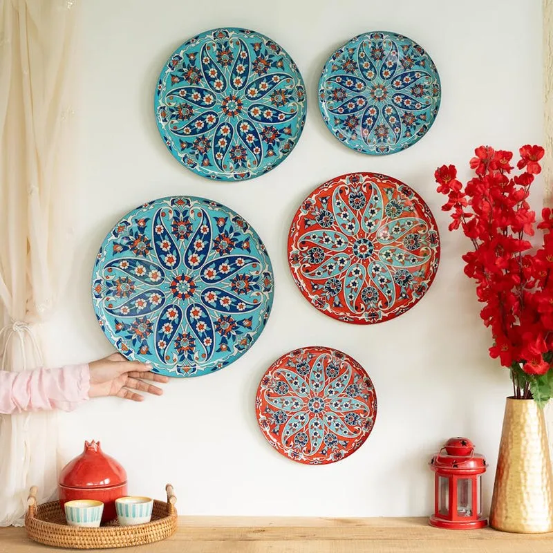 Turkish Dreams Wall Plate - Set Of Five media 1