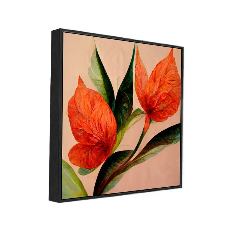 Flowers Blooming Canvas Wall Painting media 3