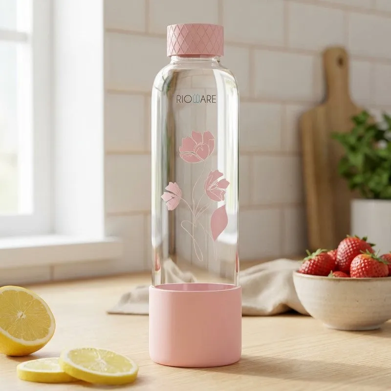 Rioware AquaEase Drinking Bottle (Pink)- 750 mL media 1