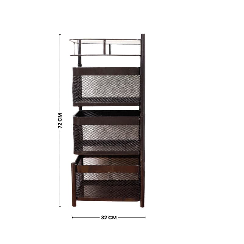 Three Tier Metal Vegetable Rack media 5
